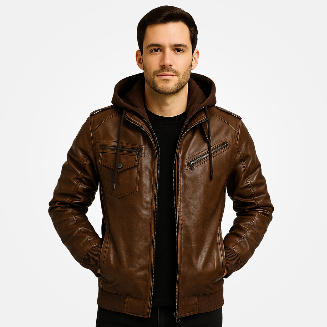 Veste en cuir haut de gamme pour homme - LeatherScraf