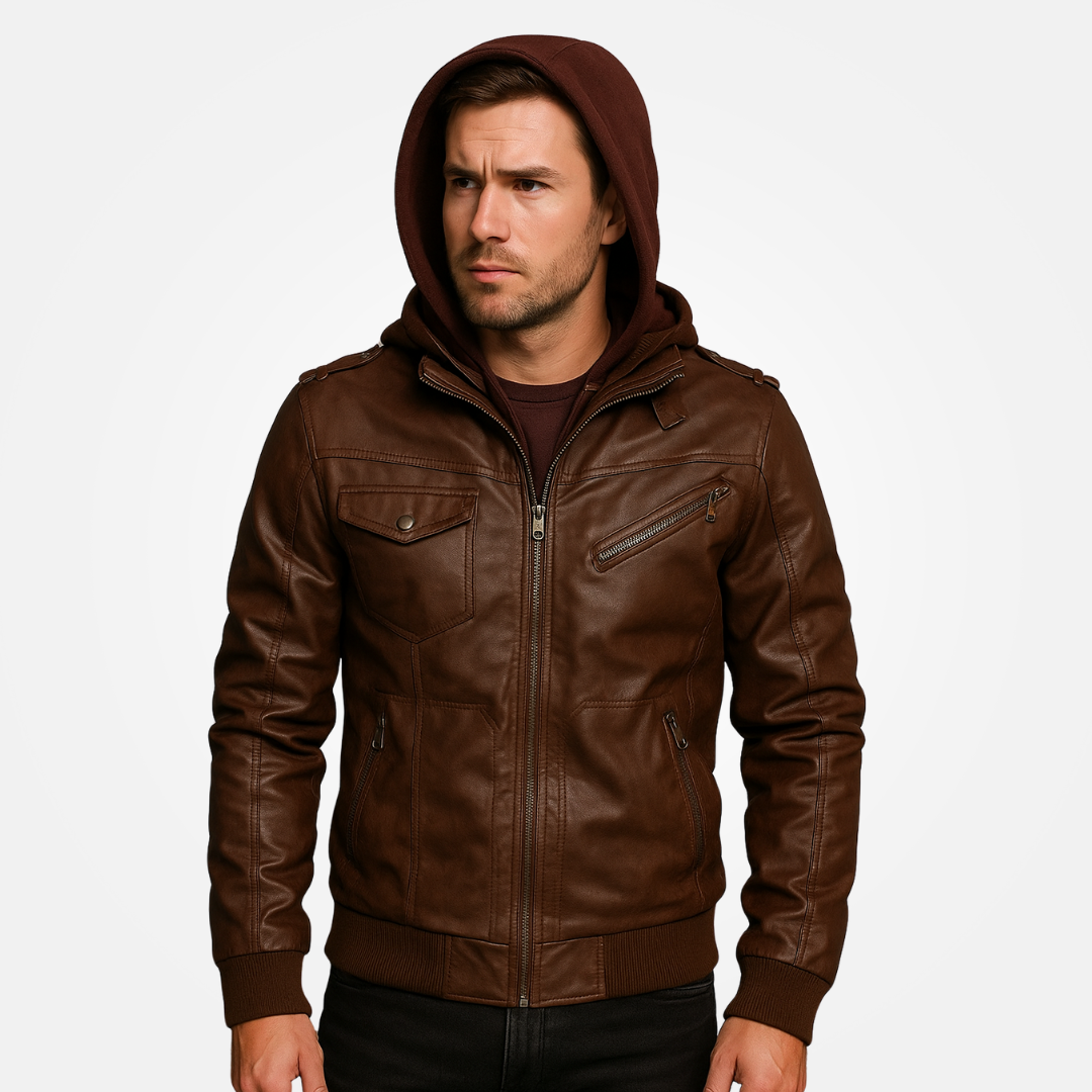 Veste en cuir pour homme Dover