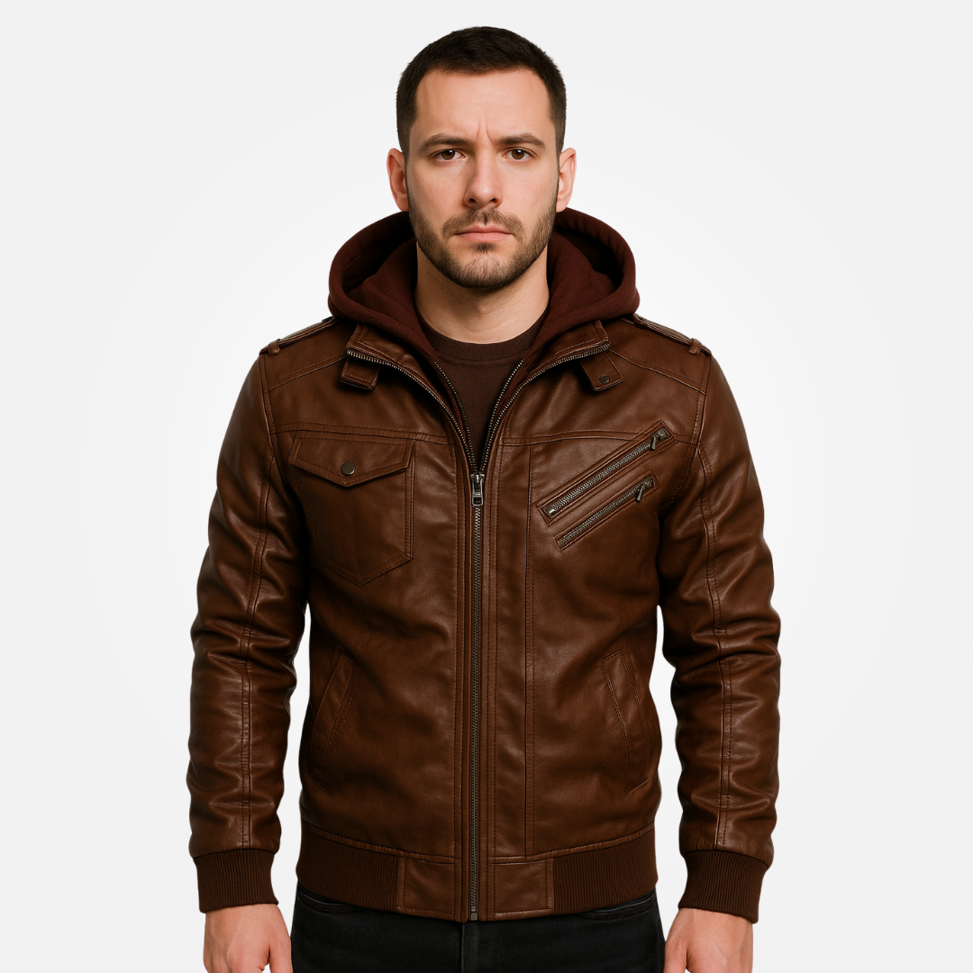 Veste en cuir pour homme Dover