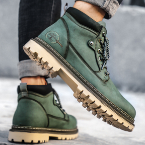 Bottes décontractées en cuir pour hommes