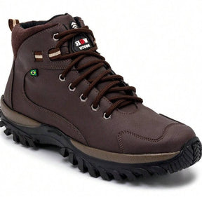 Bottes de combat en cuir Adventure pour hommes