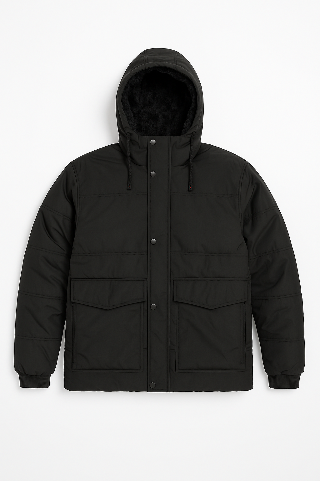 Veste imperméable doublée en peluche