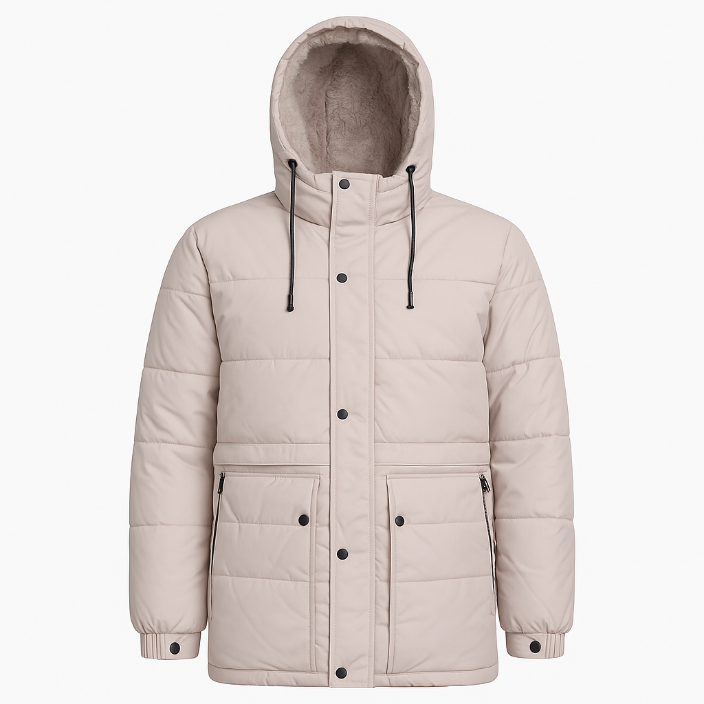 Veste imperméable doublée en peluche