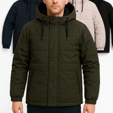 Veste imperméable doublée en peluche