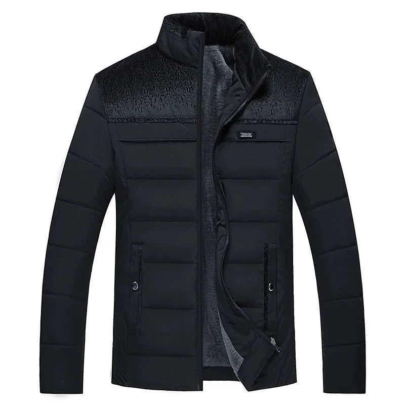 Jaqueta Puffer Masculina Casual Quente