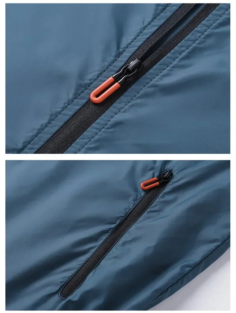 Veste de sport imperméable et respirante pour homme