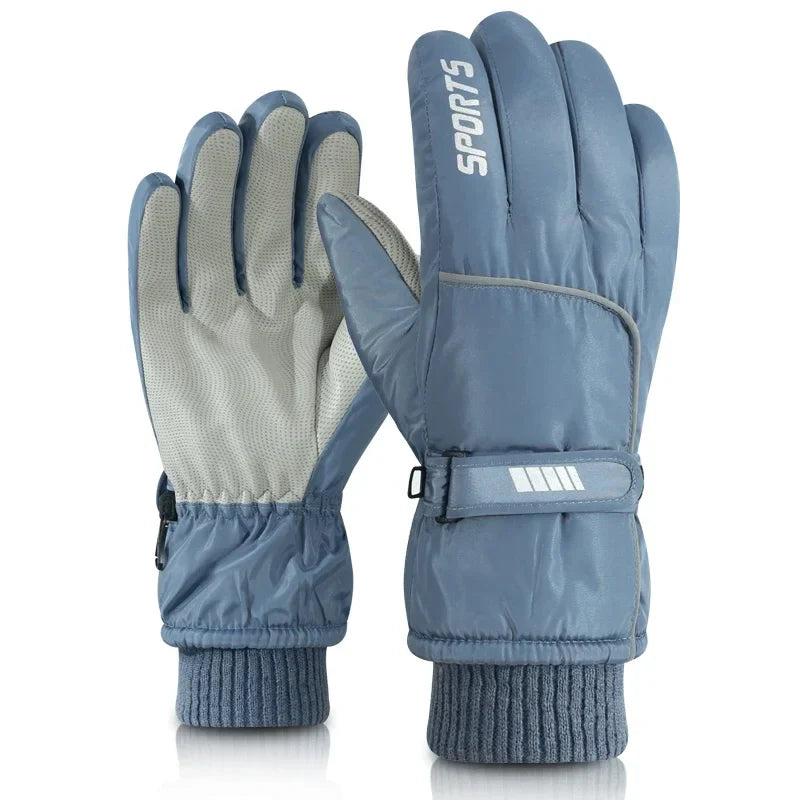 Gants de ski chauds et imperméables pour écran tactile