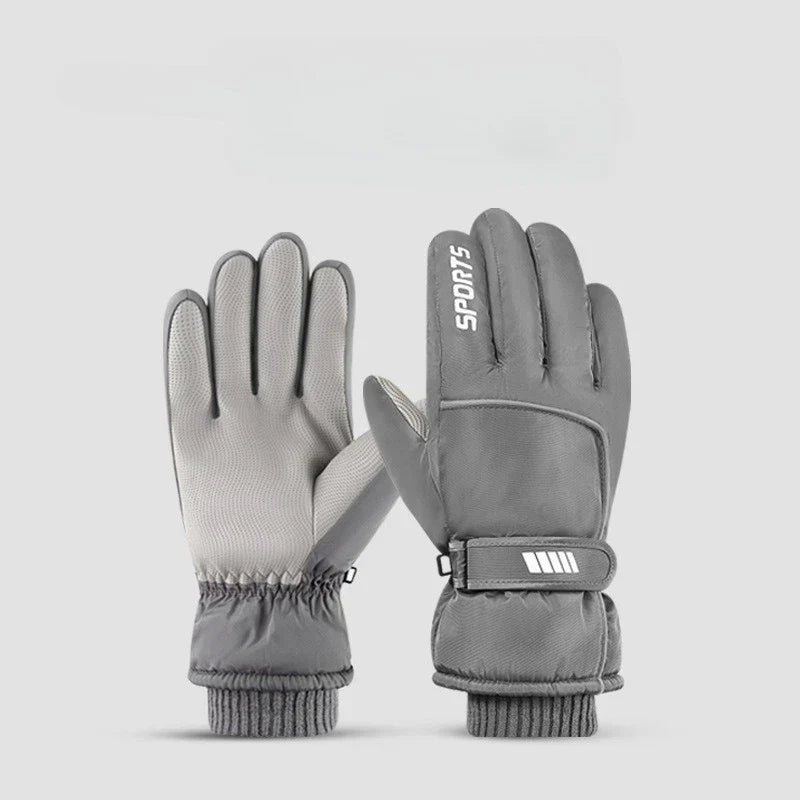 Gants de ski chauds et imperméables pour écran tactile