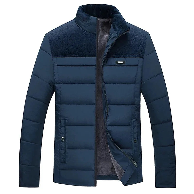 Jaqueta Puffer Masculina Casual Quente