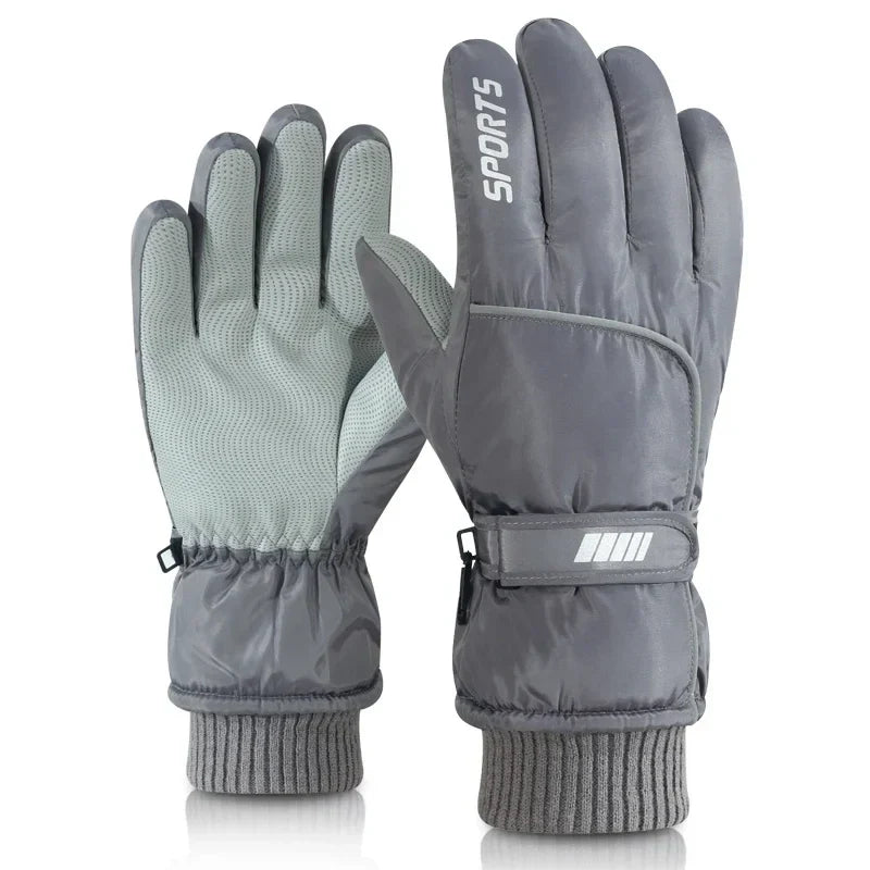 Gants de ski chauds et imperméables pour écran tactile