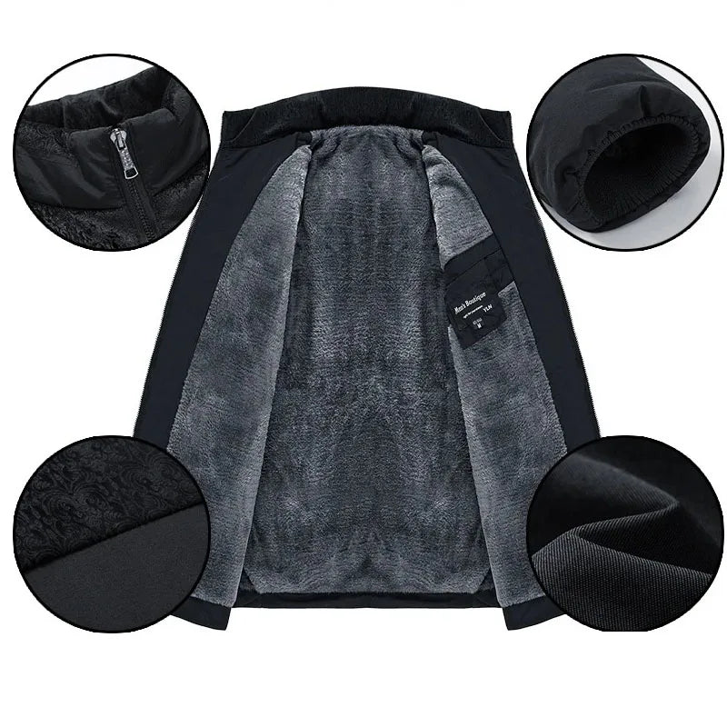 Jaqueta Puffer Masculina Casual Quente