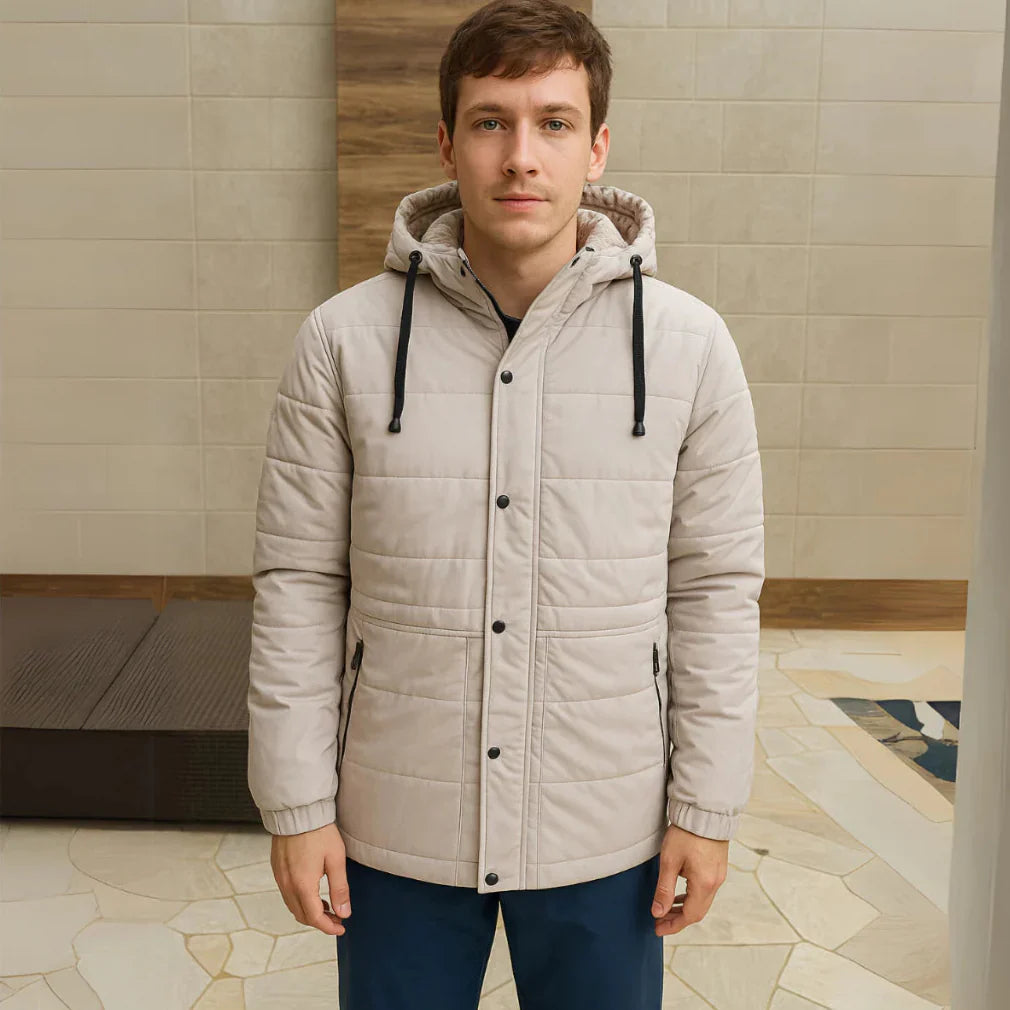 Veste imperméable doublée en peluche