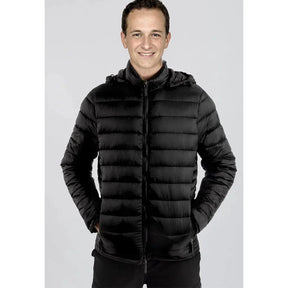 Doudoune imperméable en nylon pour homme avec poches et capuche