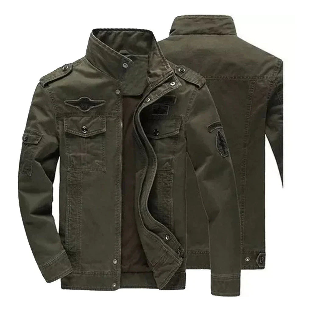 Veste de pilote d'uniforme militaire