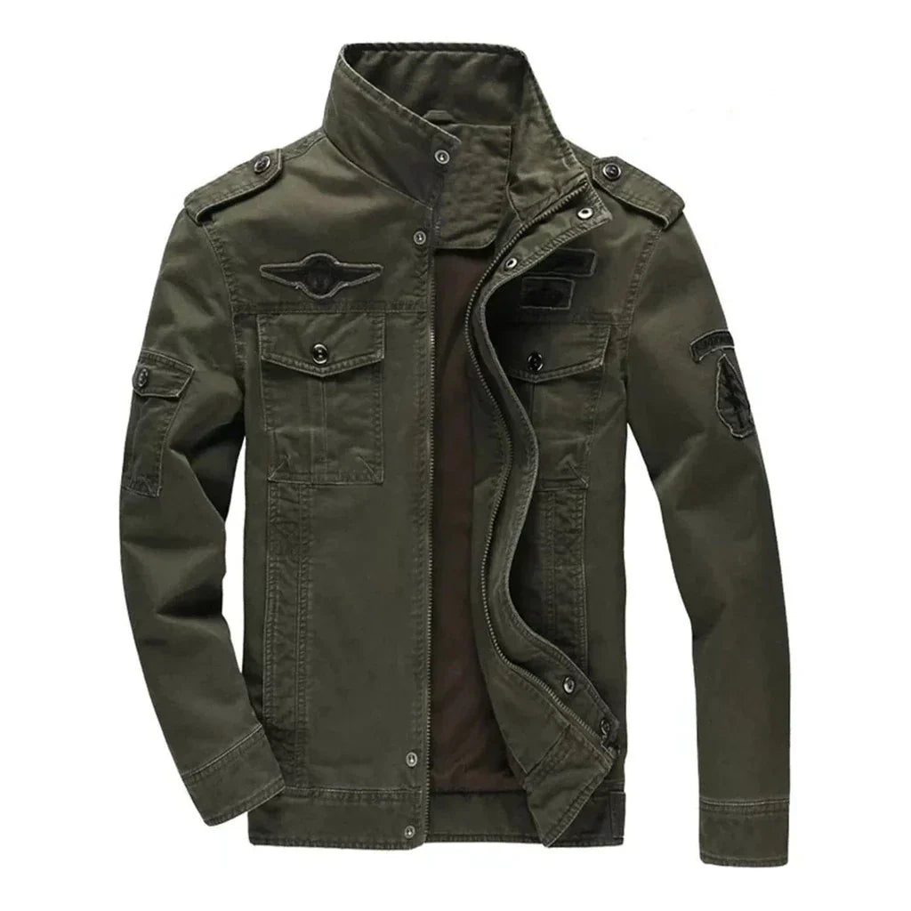Veste de pilote d'uniforme militaire